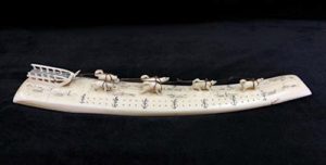 Ivory Cribbage Board at Sheldon Jackson Museum