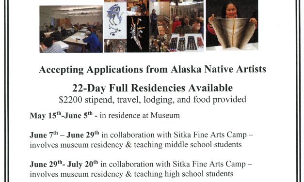 Alaska Native Artist Residency Applications Available!