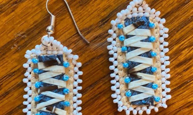 Part II of the Fish Skin Porcupine Quill Earring Class Taught by June Pardue (Alutiiq/Sugpiaq)