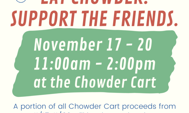 Visit Ludvigs’ Chowder Cart & Support Friends of Sheldon Jackson Museum
